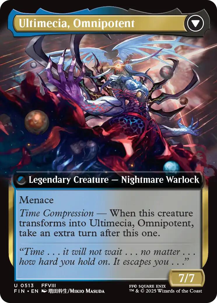 Ultimecia, Time Sorceress // Ultimecia, Omnipotent (Extended Art) [FINAL FANTASY] | Gaming Infinity