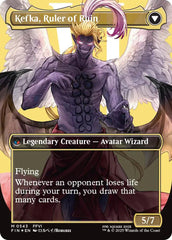 Kefka, Court Mage // Kefka, Ruler of Ruin (Borderless) (Surge Foil) [FINAL FANTASY] | Gaming Infinity