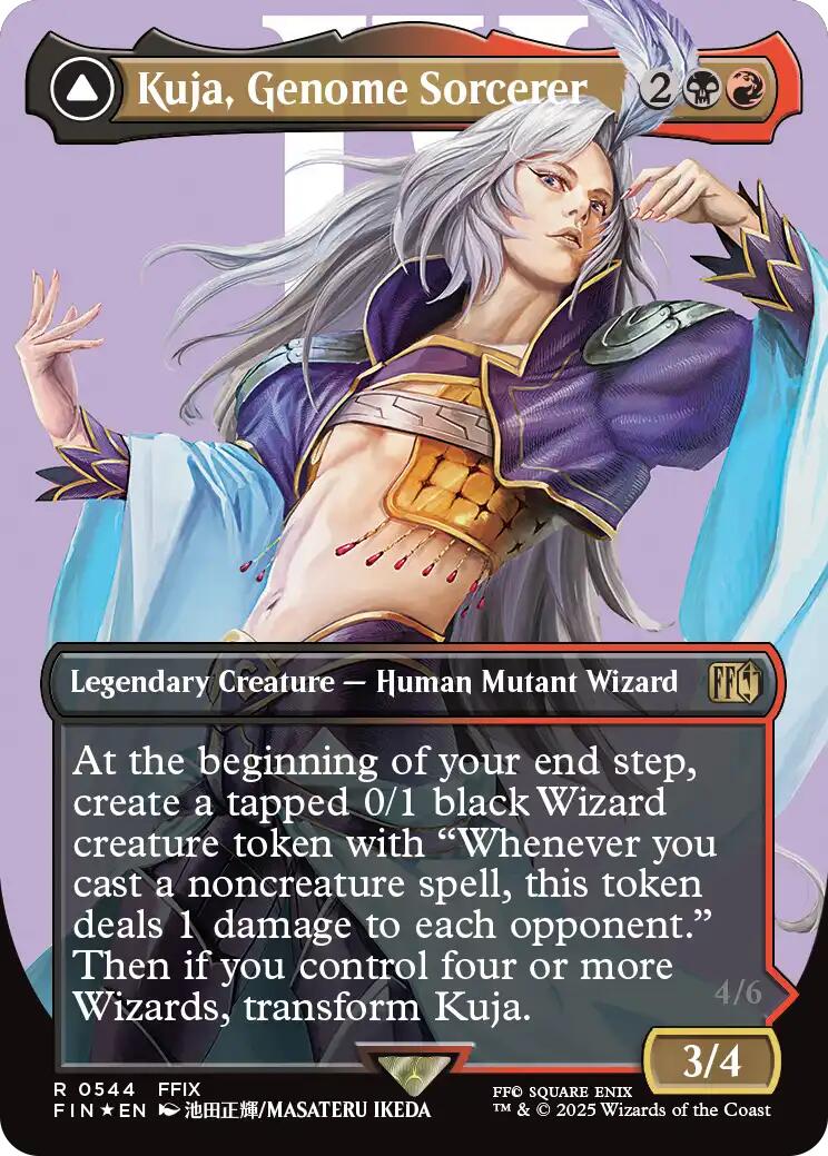 Kuja, Genome Sorcerer // Trance Kuja, Fate Defied (Borderless) (Surge Foil) [FINAL FANTASY] | Gaming Infinity