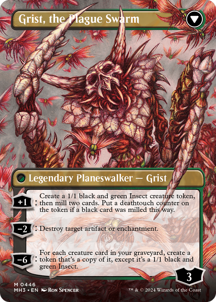 Grist, Voracious Larva // Grist, the Plague Swarm (Borderless) [Modern Horizons 3] | Gaming Infinity