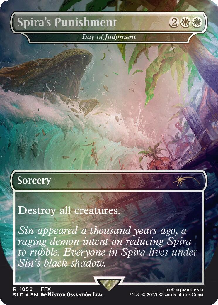 Spira's Punishment - Day of Judgment (Rainbow Foil) [Secret Lair Drop Series] | Gaming Infinity