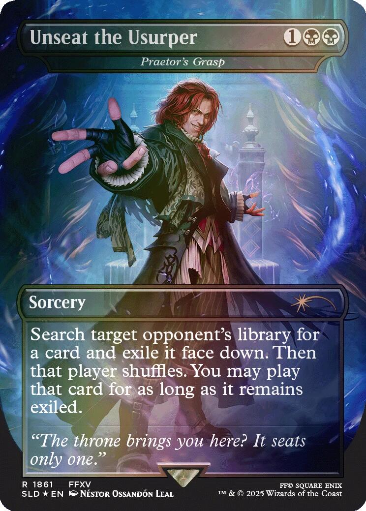 Unseat the Usurper - Praetor's Grasp (Rainbow Foil) [Secret Lair Drop Series] | Gaming Infinity