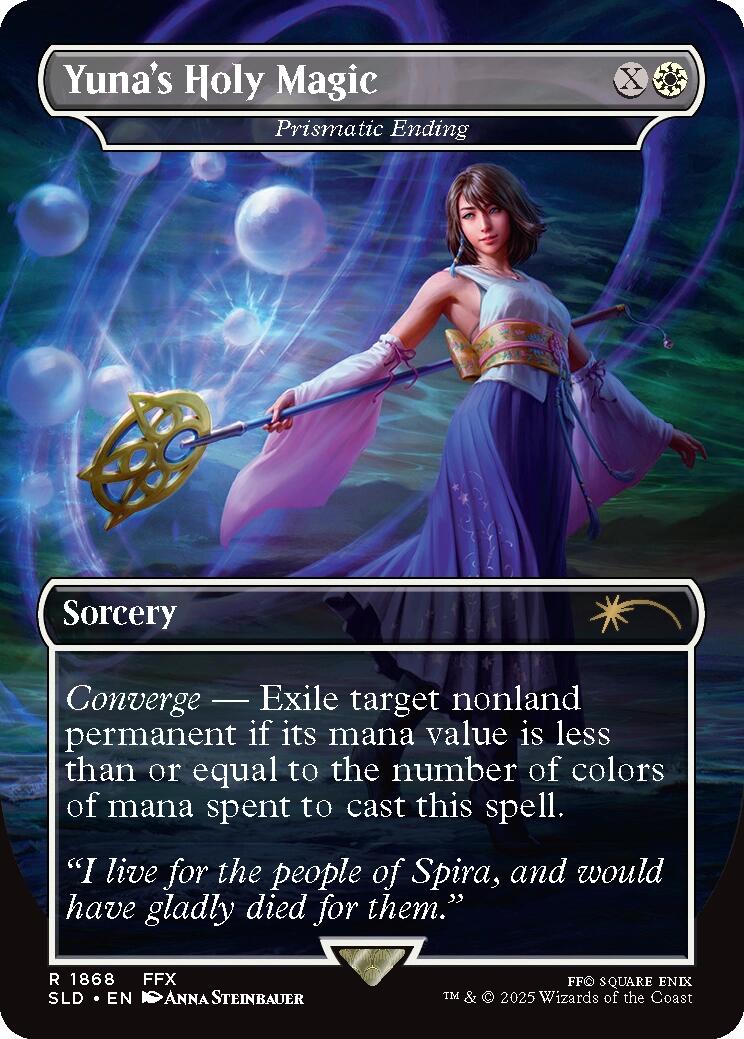 Yuna's Holy Magic - Prismatic Ending [Secret Lair Drop Series] | Gaming Infinity