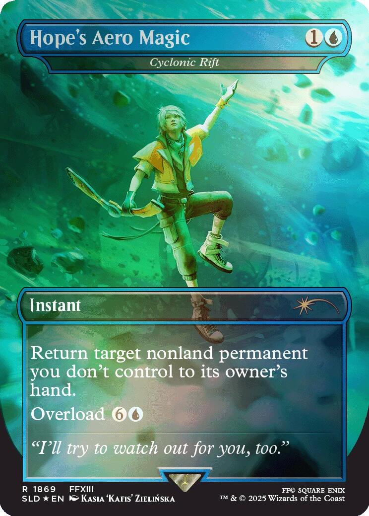 Hope's Aero Magic - Cyclonic Rift (Rainbow Foil) [Secret Lair Drop Series] | Gaming Infinity