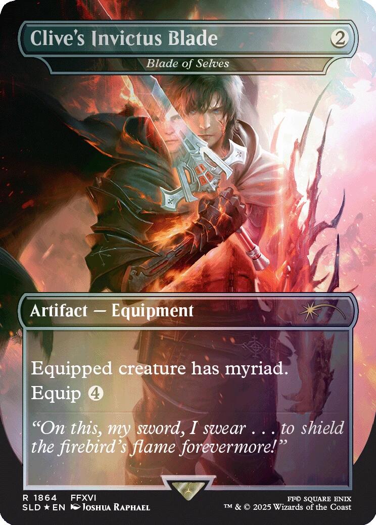 Clive's Invictus Blade - Blade of Selves (Rainbow Foil) [Secret Lair Drop Series] | Gaming Infinity