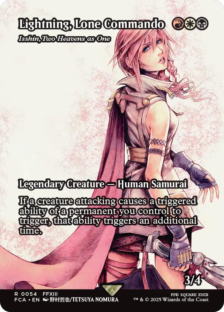Lightning, Lone Commando - Isshin, Two Heavens as One (Showcase) [FINAL FANTASY : Through the Ages] | Gaming Infinity
