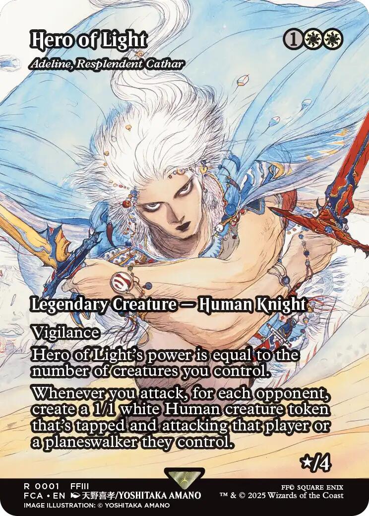 Hero of Light - Adeline, Resplendent Cathar (Showcase) [FINAL FANTASY : Through the Ages] | Gaming Infinity