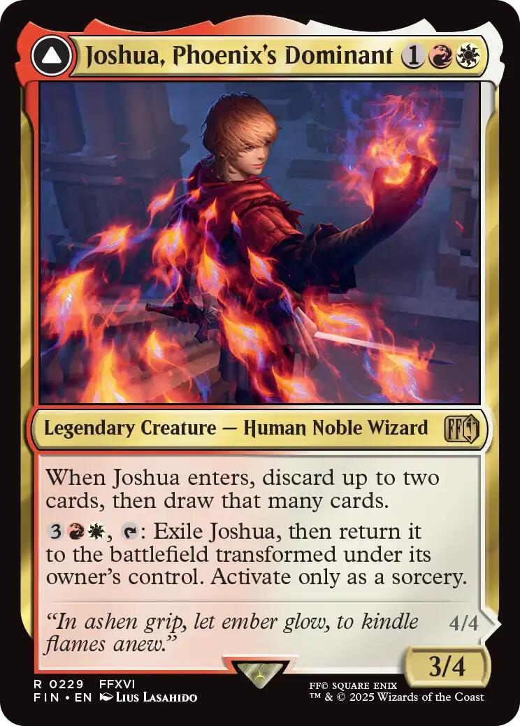 Joshua, Phoenix's Dominant [FINAL FANTASY] | Gaming Infinity