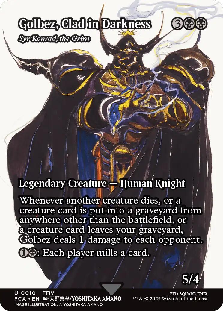 Golbez, Clad in Darkness - Syr Konrad, the Grim (Showcase) [FINAL FANTASY : Through the Ages] | Gaming Infinity
