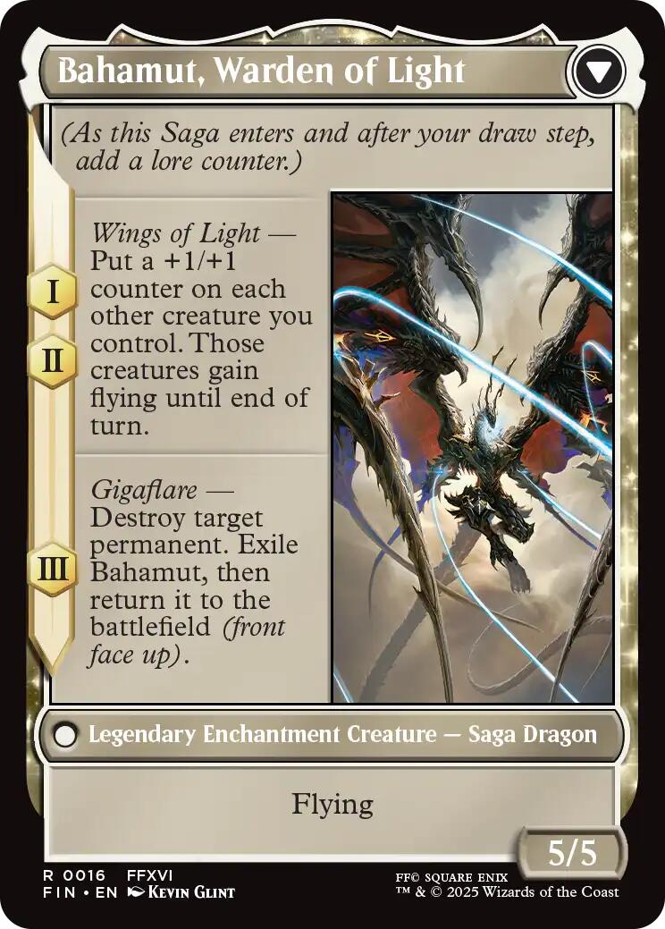 Dion, Bahamut's Dominant // Bahamut, Warden of Light [FINAL FANTASY] | Gaming Infinity