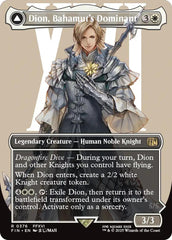 Dion, Bahamut's Dominant // Bahamut, Warden of Light (Borderless) [FINAL FANTASY] | Gaming Infinity