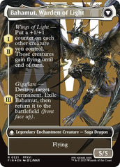 Dion, Bahamut's Dominant // Bahamut, Warden of Light (Borderless) (Surge Foil) [FINAL FANTASY] | Gaming Infinity