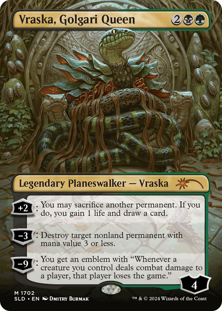 Vraska, Golgari Queen (1702) (Rainbow Foil) [Secret Lair Drop Series] | Gaming Infinity