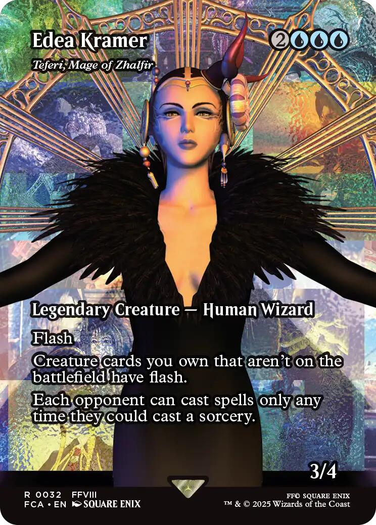 Edea Kramer - Teferi, Mage of Zhalfir (Showcase) [FINAL FANTASY : Through the Ages] | Gaming Infinity