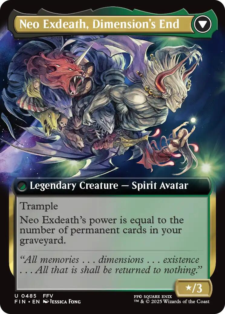 Exdeath, Void Warlock // Neo Exdeath, Dimension's End (Extended Art) [FINAL FANTASY] | Gaming Infinity