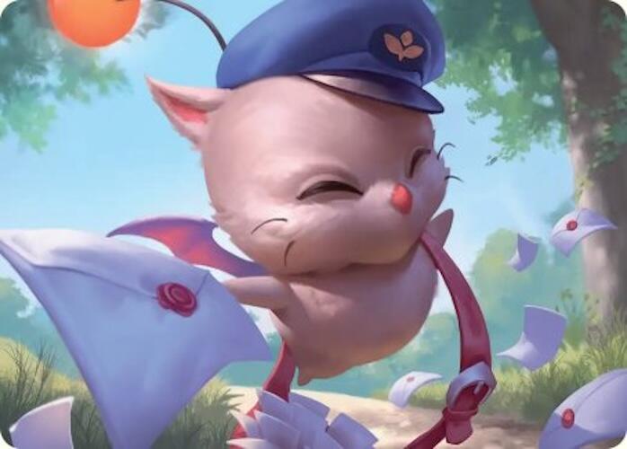 Delivery Moogle Art Card [FINAL FANTASY Art Series] | Gaming Infinity