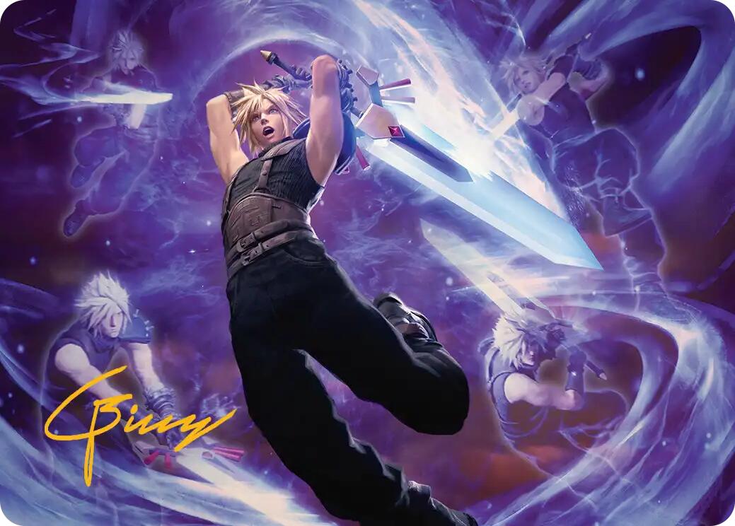 Cloud's Limit Break Art Card (Gold-Stamped Signature) [FINAL FANTASY Art Series] | Gaming Infinity