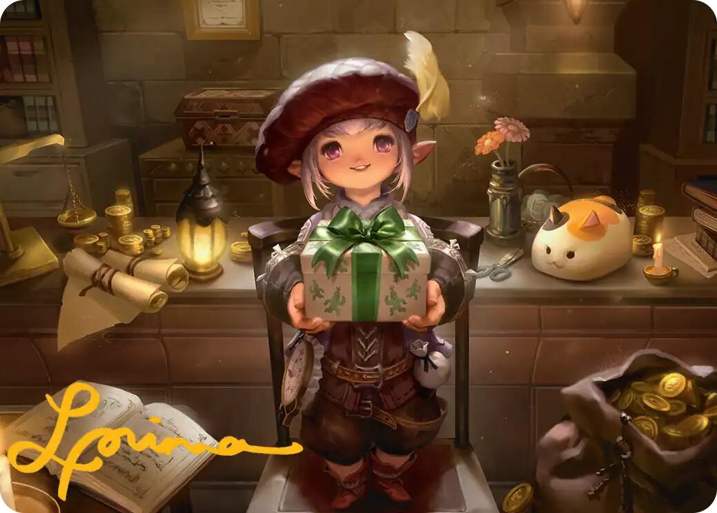 Tataru Taru Art Card (Gold-Stamped Signature) [FINAL FANTASY Art Series] | Gaming Infinity