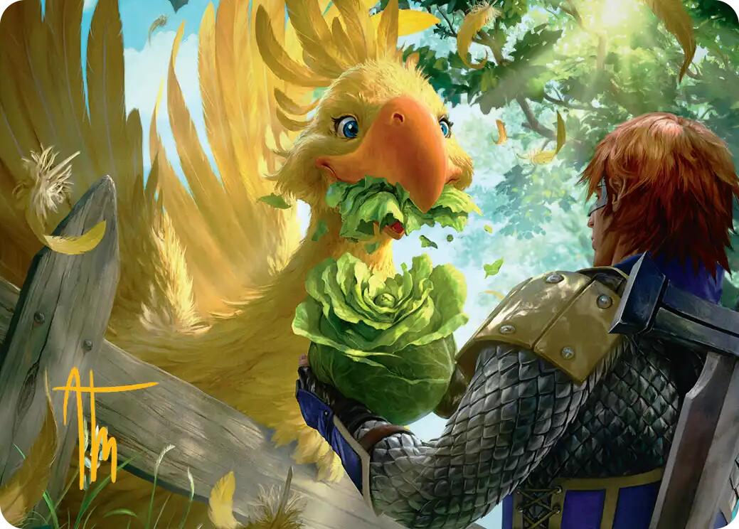 Gysahl Greens Art Card (Gold-Stamped Signature) [FINAL FANTASY Art Series] | Gaming Infinity
