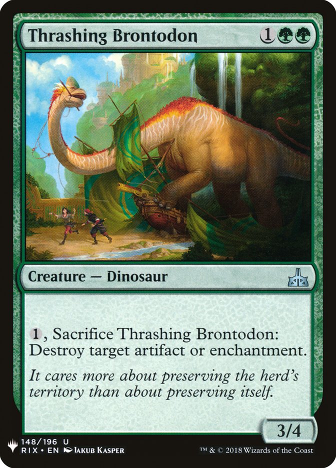 Thrashing Brontodon [Mystery Booster] | Gaming Infinity