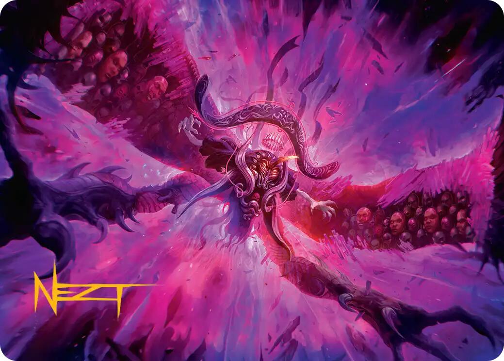 Hades, Sorcerer of Eld Art Card (Gold-Stamped Signature) [FINAL FANTASY Art Series] | Gaming Infinity