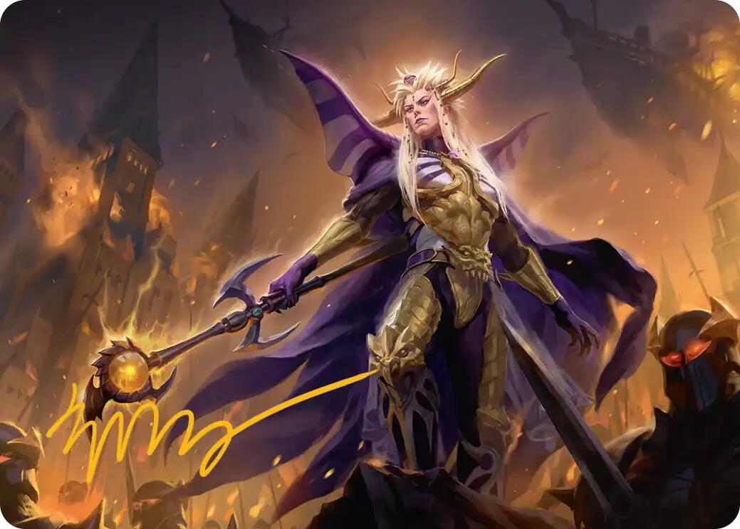 The Emperor of Palamecia Art Card (Gold-Stamped Signature) [FINAL FANTASY Art Series] | Gaming Infinity