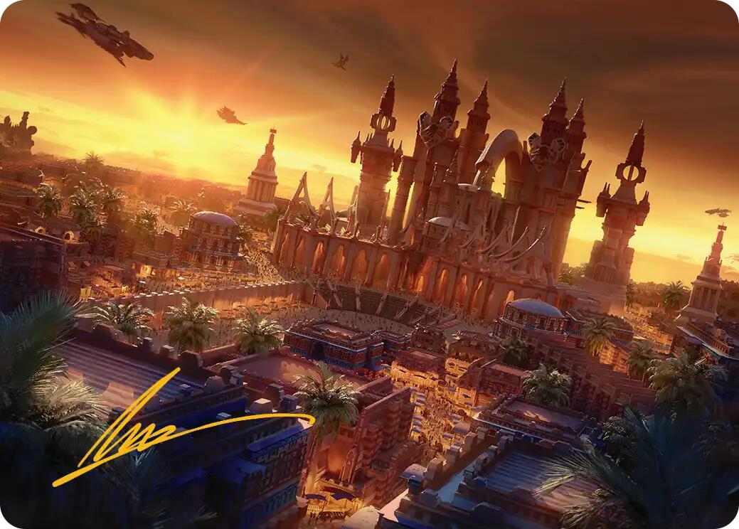 Rabanastre, Royal City Art Card (Gold-Stamped Signature) [FINAL FANTASY Art Series] | Gaming Infinity