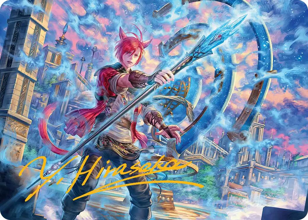 G'raha Tia, Scion Reborn Art Card (19) (Gold-Stamped Signature) [FINAL FANTASY Art Series] | Gaming Infinity