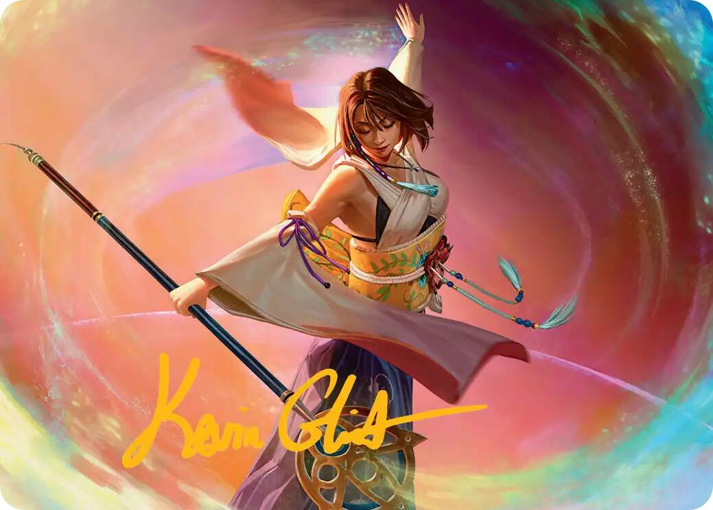 Yuna, Grand Summoner Art Card (Gold-Stamped Signature) [FINAL FANTASY Art Series] | Gaming Infinity
