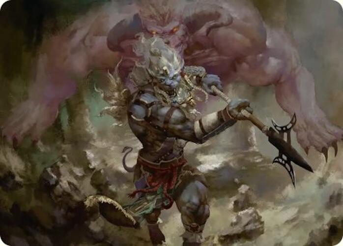Kimahri, Valiant Guardian Art Card [FINAL FANTASY Art Series] | Gaming Infinity