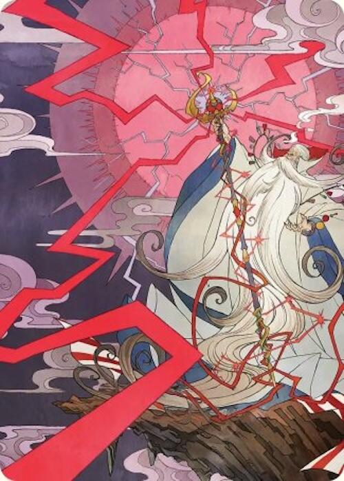 Summon: Esper Ramuh Art Card [FINAL FANTASY Art Series] | Gaming Infinity