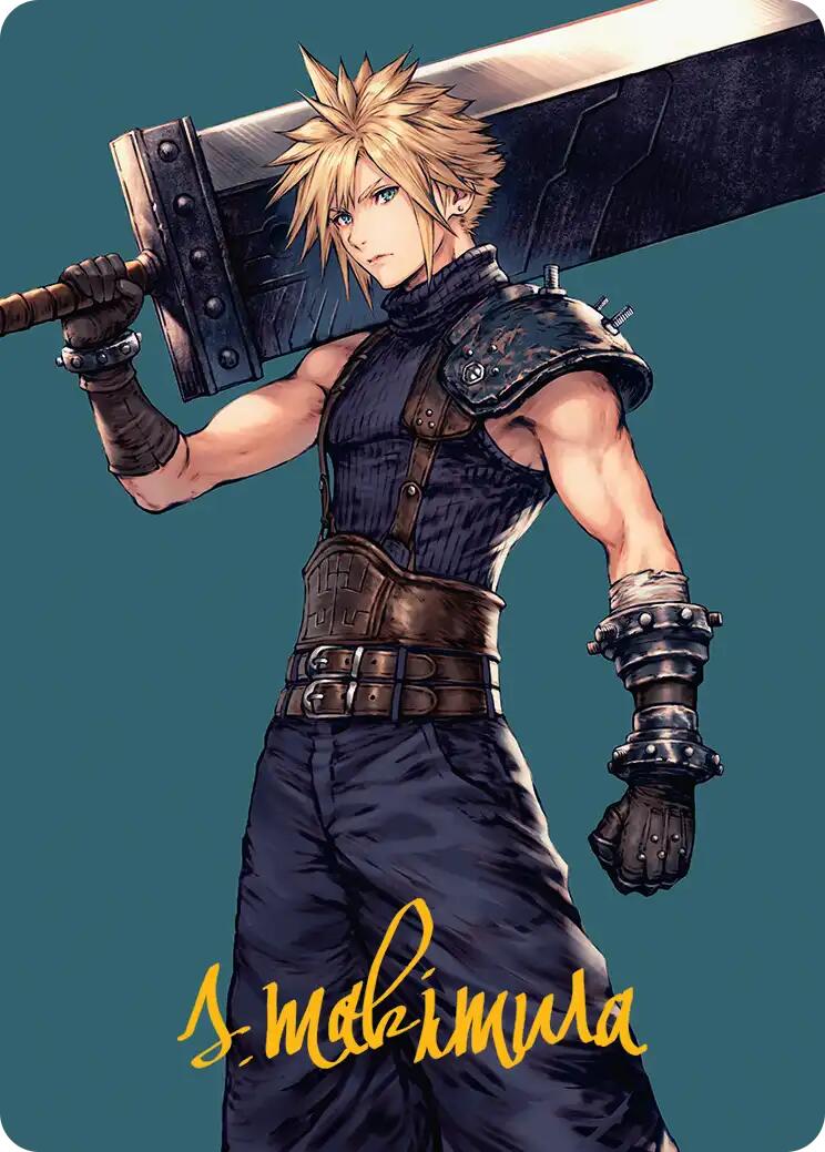 Cloud, Ex-SOLDIER Art Card (Gold-Stamped Signature) [FINAL FANTASY Art Series] | Gaming Infinity