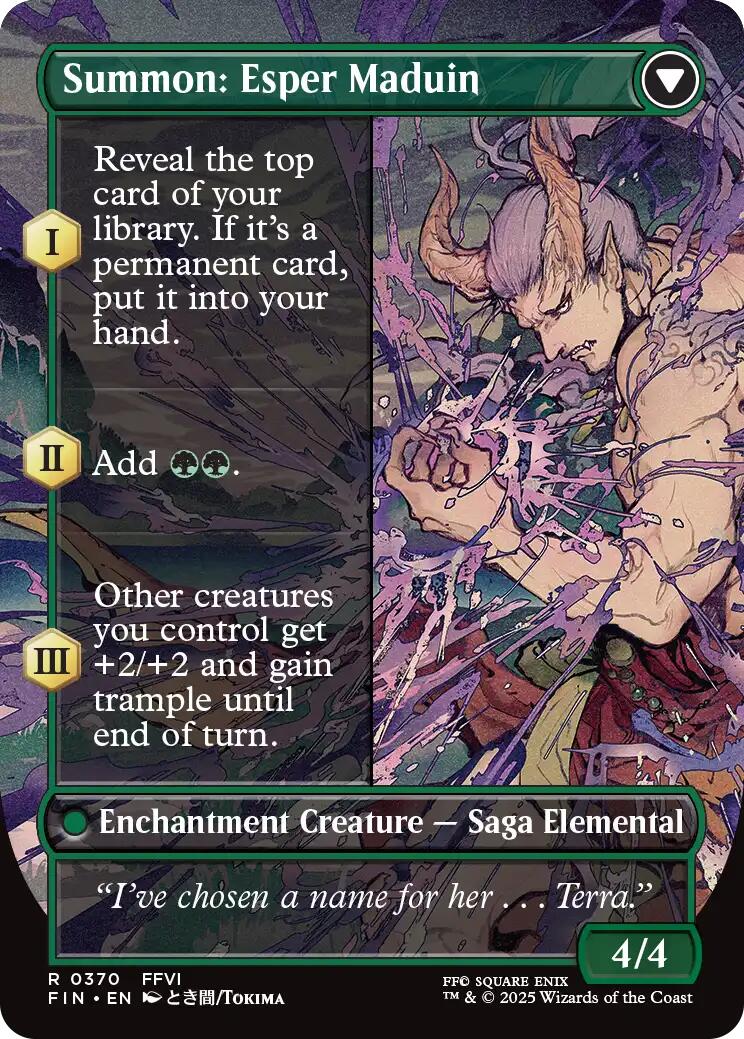 Esper Origins // Summon: Esper Maduin (Borderless) [FINAL FANTASY] | Gaming Infinity