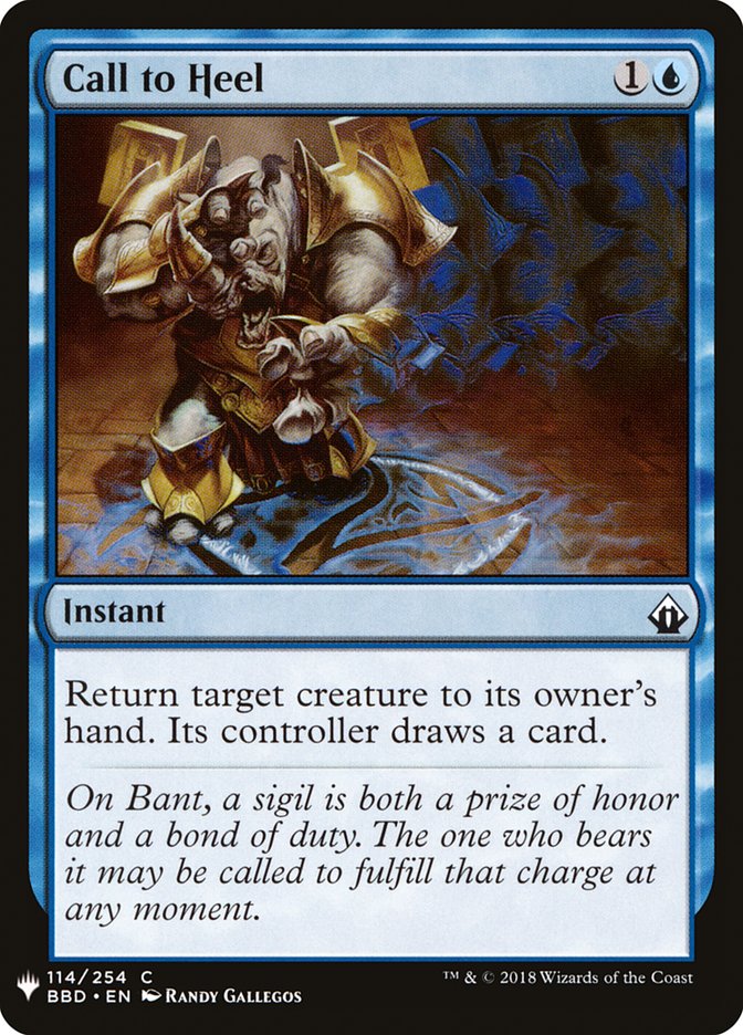 Call to Heel [Mystery Booster] | Gaming Infinity