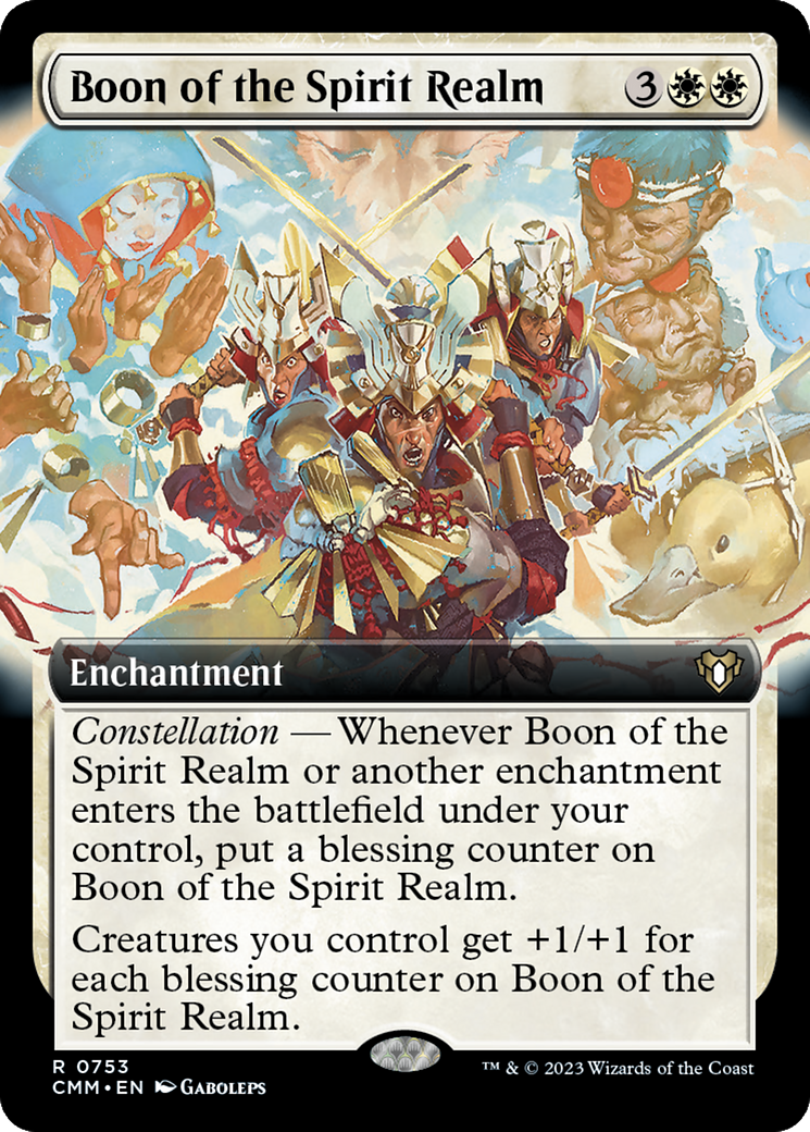 Boon of the Spirit Realm (Extended Art) [Commander Masters] | Gaming Infinity