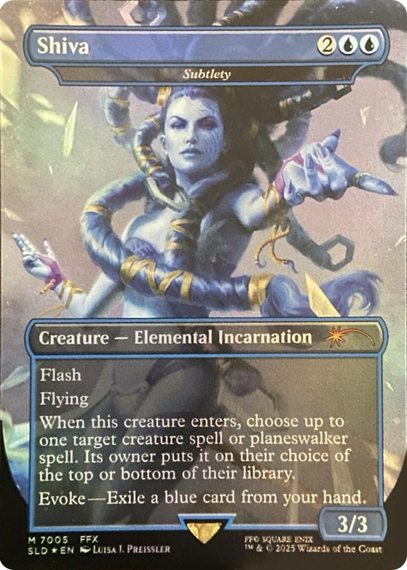 Shiva - Subtlety (Rainbow Foil) [Secret Lair Drop Series] | Gaming Infinity