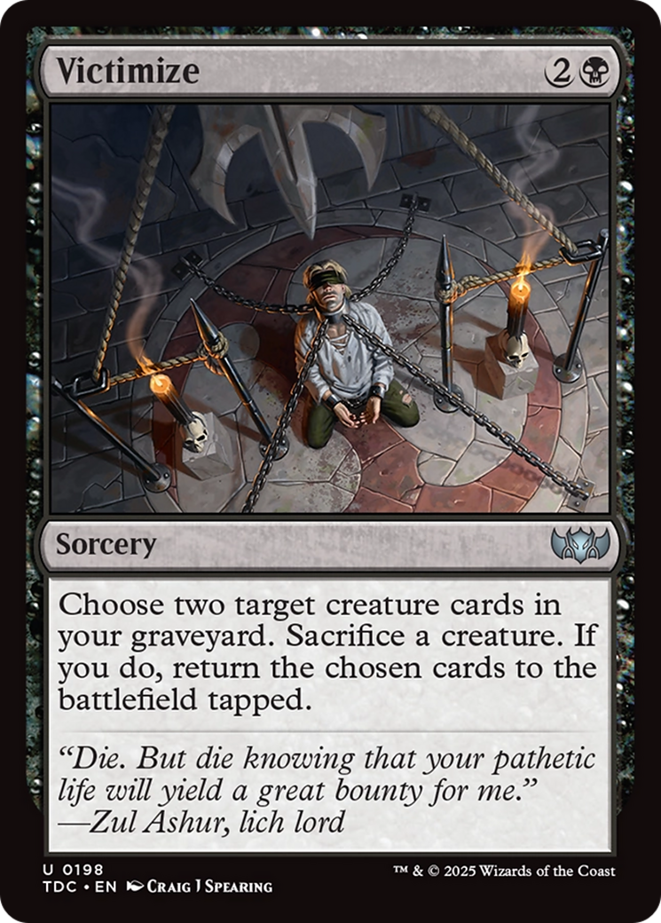 Victimize [Tarkir: Dragonstorm Commander] | Gaming Infinity