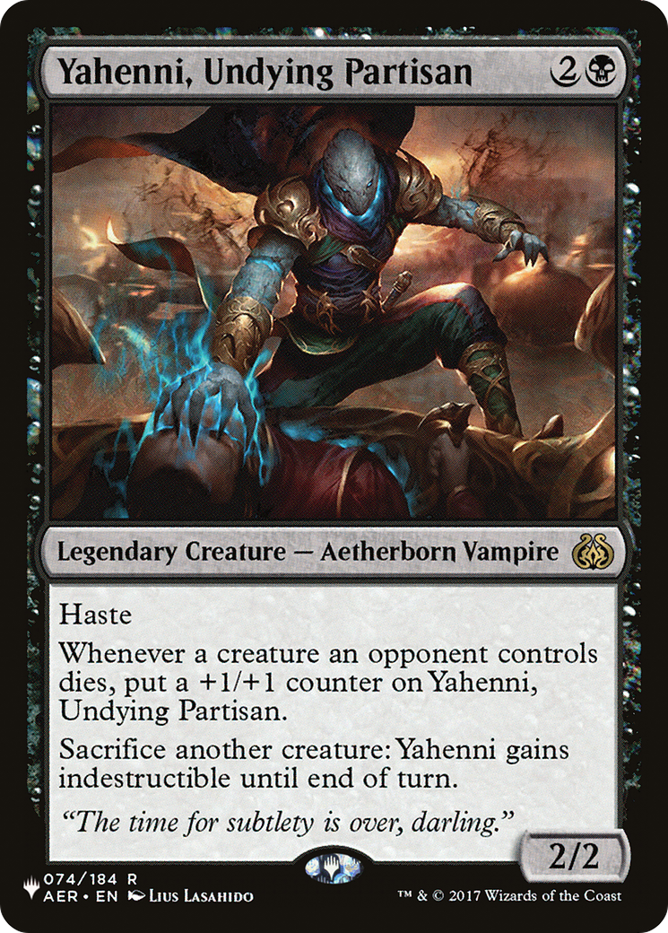 Yahenni, Undying Partisan [The List] | Gaming Infinity