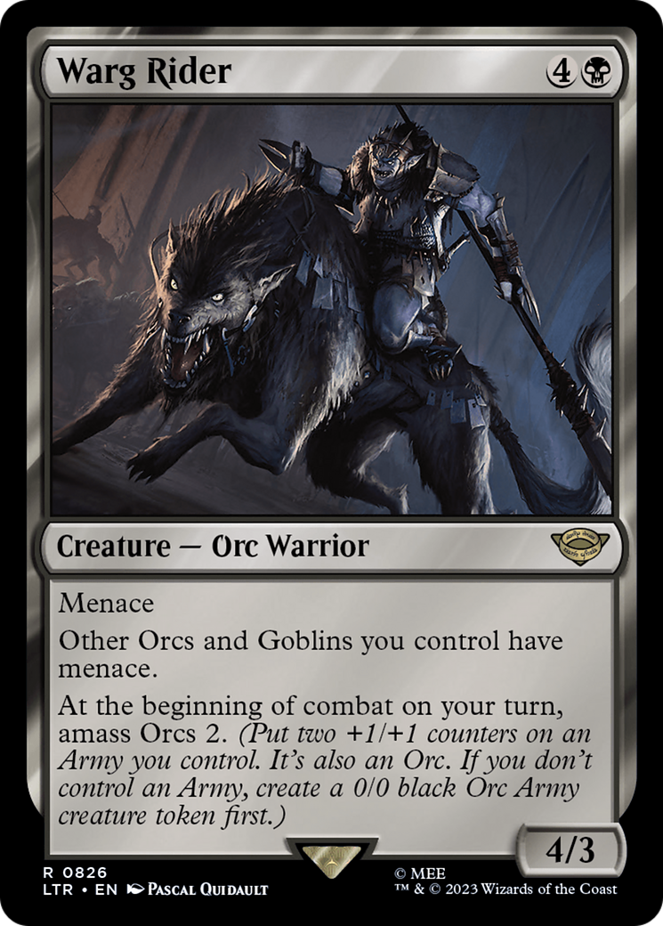 Warg Rider [The Lord of the Rings: Tales of Middle-Earth] | Gaming Infinity