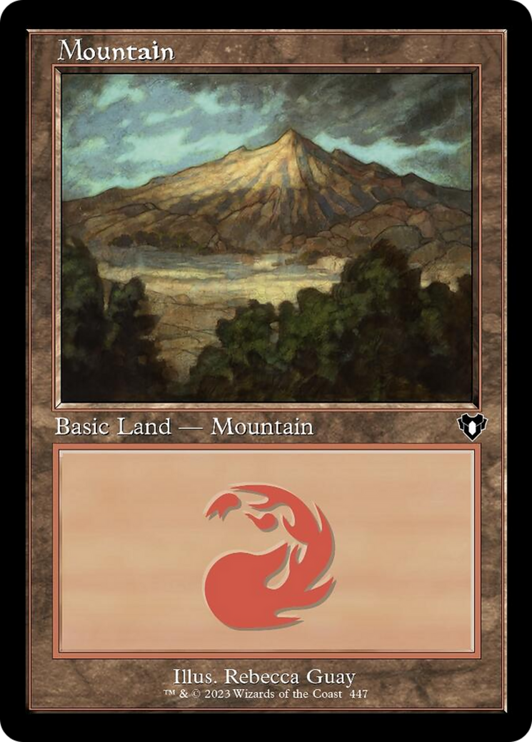 Mountain (447) (Retro) [Commander Masters] | Gaming Infinity