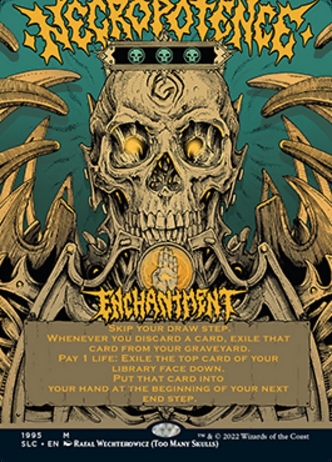 Necropotence (Borderless Alternate Art) [Secret Lair Countdown Kit] | Gaming Infinity