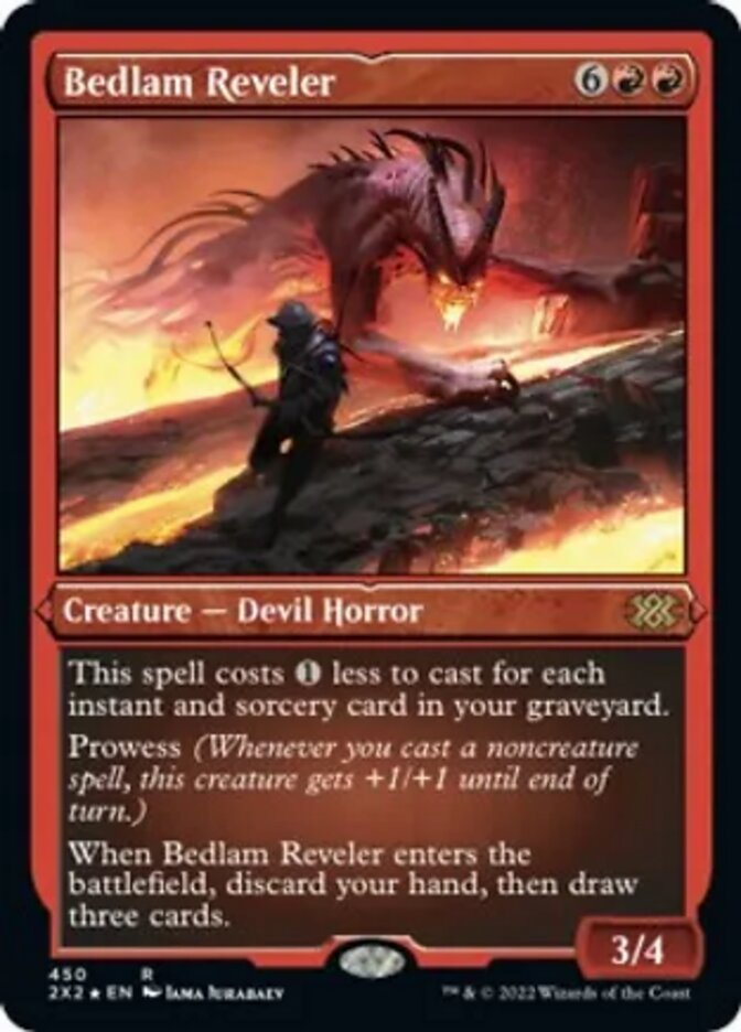 Bedlam Reveler (Foil Etched) [Double Masters 2022] | Gaming Infinity