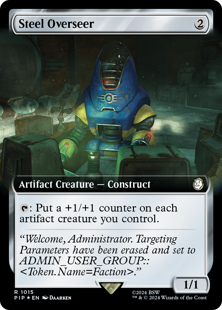 Steel Overseer (Extended Art) (Surge Foil) [Fallout] | Gaming Infinity