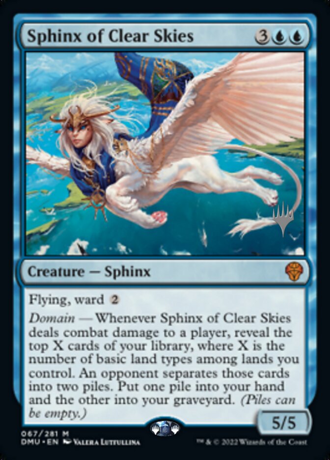 Sphinx of Clear Skies (Promo Pack) [Dominaria United Promos] | Gaming Infinity