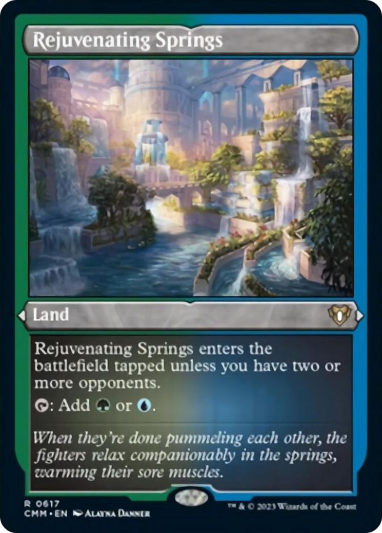Rejuvenating Springs (Foil Etched) [Commander Masters] | Gaming Infinity