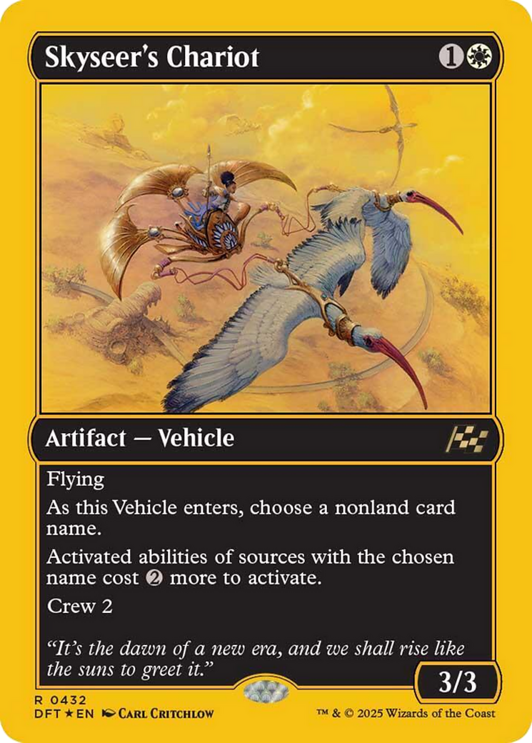 Skyseer's Chariot (First-Place Foil) [Aetherdrift] | Gaming Infinity