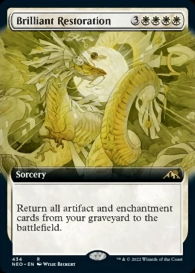 Brilliant Restoration (Extended Art) [Kamigawa: Neon Dynasty] | Gaming Infinity
