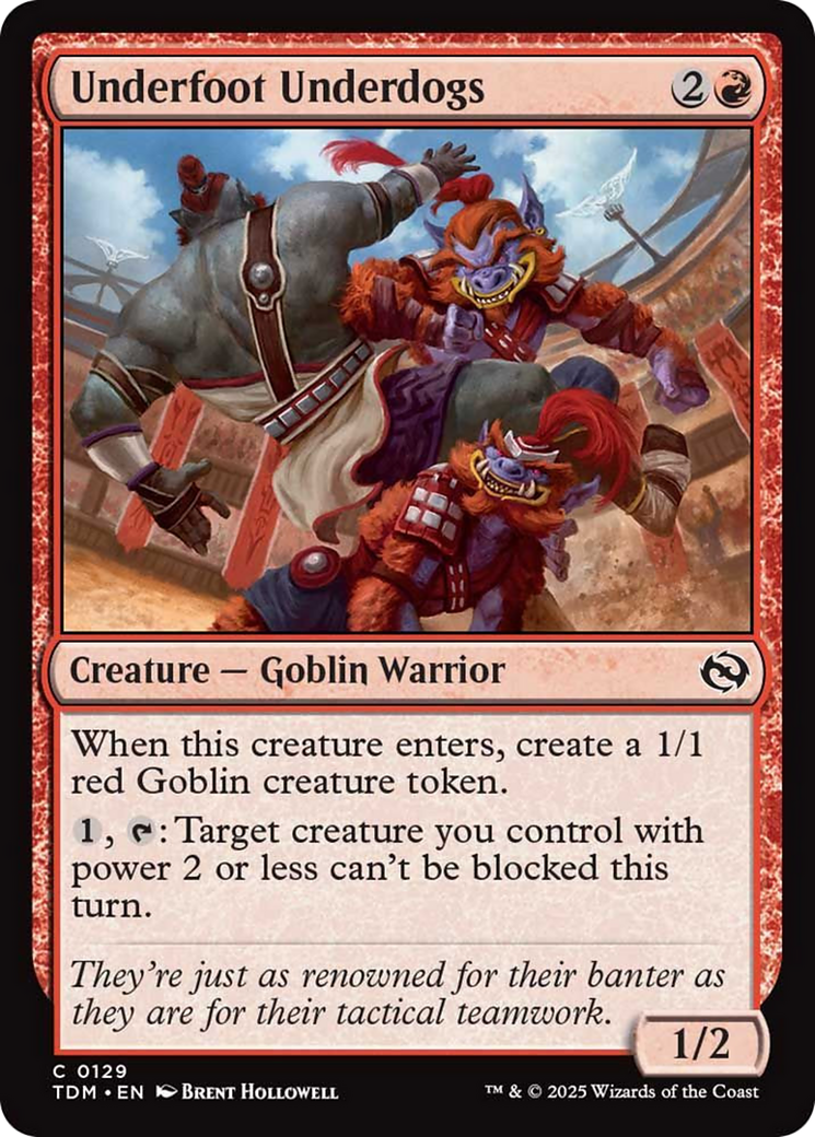 Underfoot Underdogs [Tarkir: Dragonstorm] | Gaming Infinity