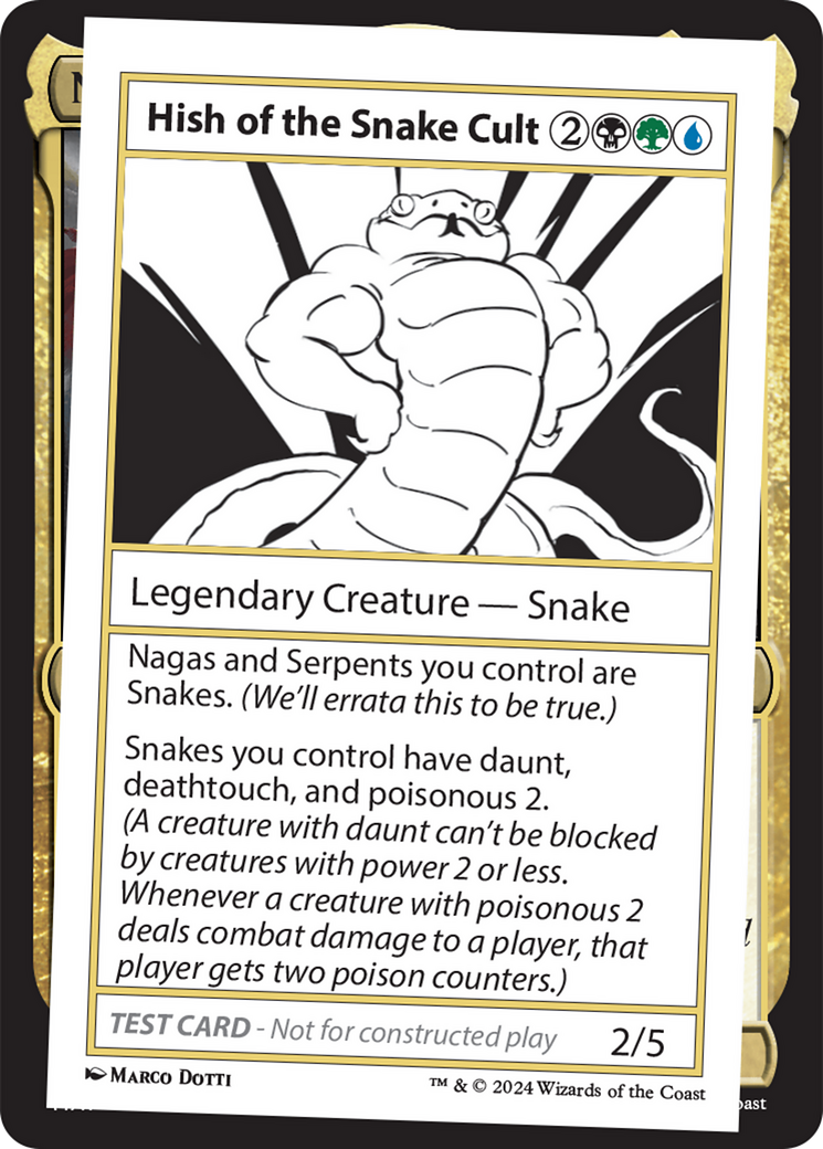 Hish of the Snake Cult [Mystery Booster 2 Playtest Cards] | Gaming Infinity