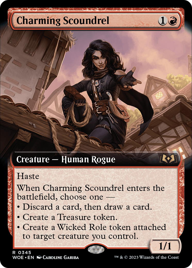 Charming Scoundrel (Extended Art) [Wilds of Eldraine] | Gaming Infinity